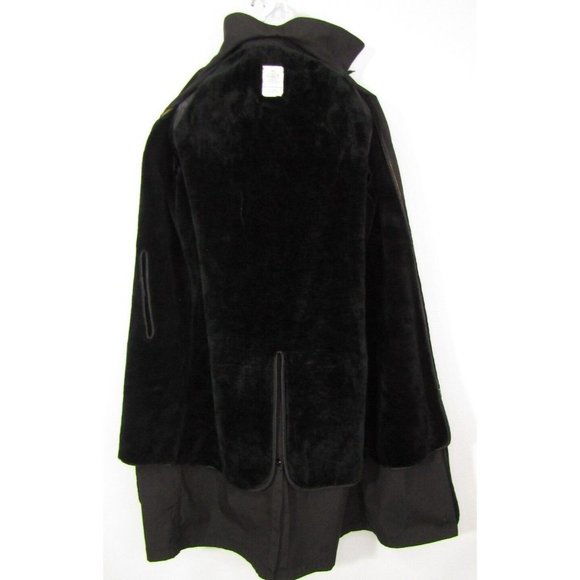 US Navy All Weather Black Trench Rain Coat With Liner Men's Size 38 XLong - Picture 7 of 9